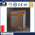 Wood Transfer Aluminium Alloy Casement Windows